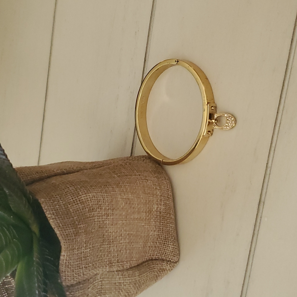 Coach Gold tone bracelet